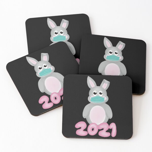 Item preview, Quarantine Easter Rabbit 2021 designed and sold by ToriaScarlett.