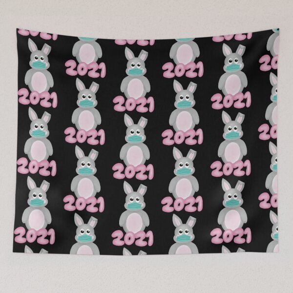 Item preview, Quarantine Easter Rabbit 2021 designed and sold by ToriaScarlett.