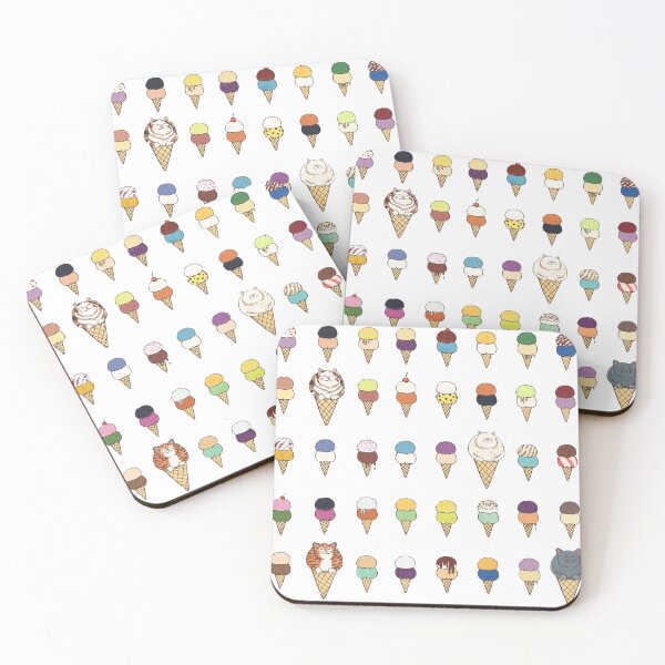 Item preview, Ice Cream Cat Cones designed and sold by BAttitudeBunny.