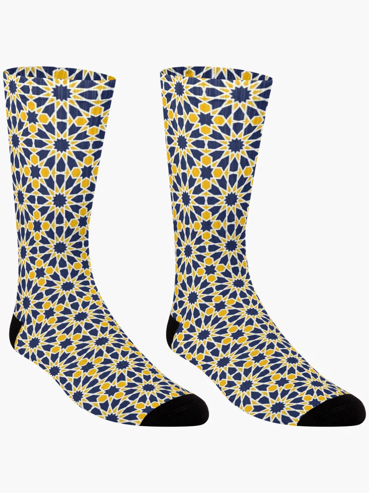Thumbnail 3 of 5, Socks, Geometric Islamic Pattern designed and sold by NeteDesign.