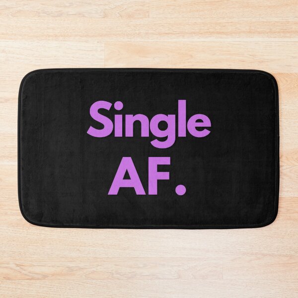 Item preview, Single AF Purple Text Sarcastic Valentine's Day Design For Single Person designed and sold by LGbubble.