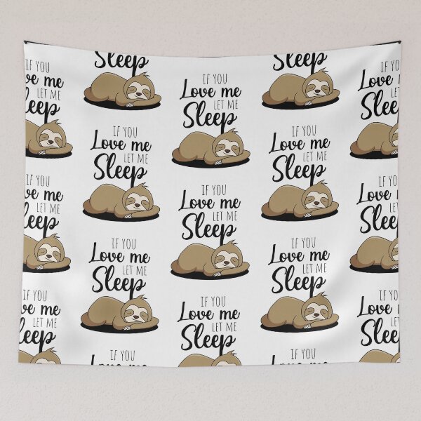 Item preview, If You Love Me Let Me Sleep designed and sold by PinkPandaPress.