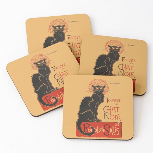 Item preview, Le Chat Noir (The Black Cat) Vintage Poster designed and sold by Antiquated Art.