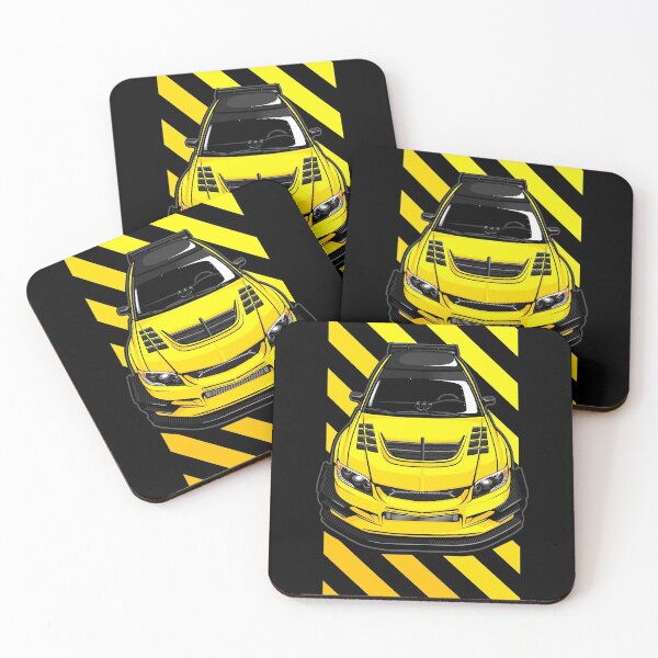 Item preview, Mitsubishi Lancer Evolution Yellow designed and sold by JDM APEX.