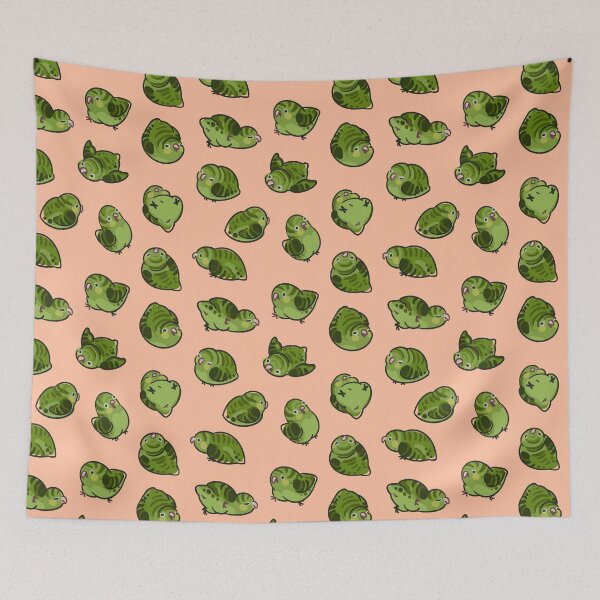 Item preview, Linnie Doots -  Olive on Orange designed and sold by Alstro-Arts.