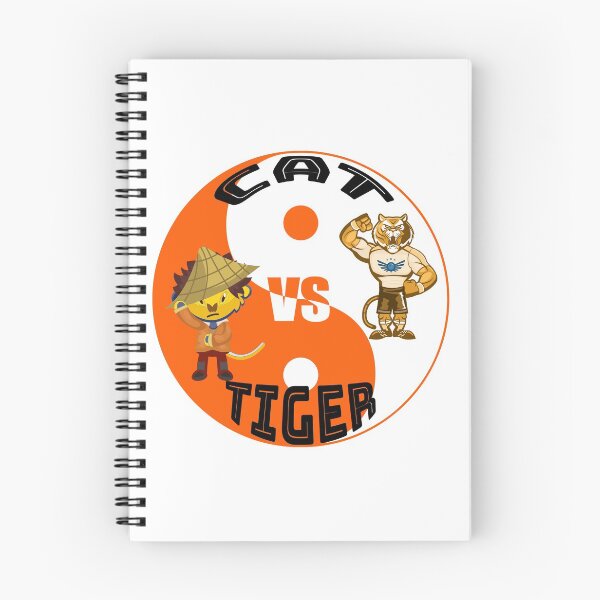Item preview, Cat vs Tiger - A Yin Yang Duel of Cat Family designed and sold by my-green-gecko.