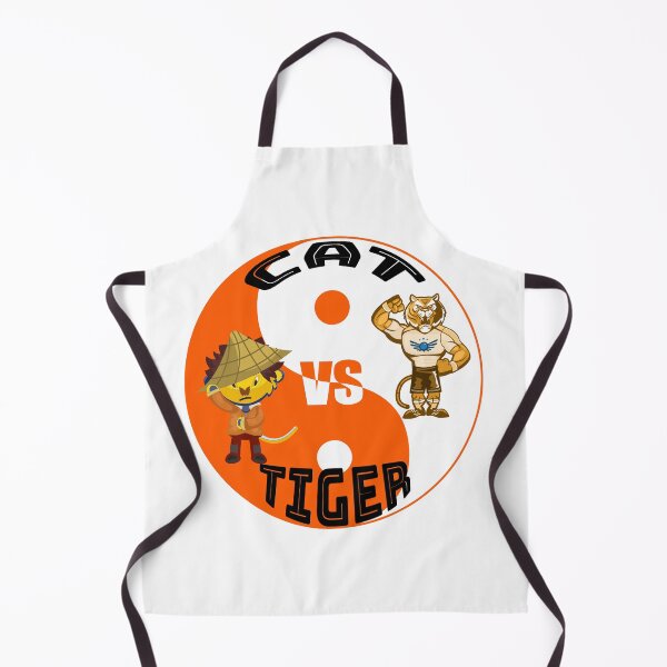 Item preview, Cat vs Tiger - A Yin Yang Duel of Cat Family designed and sold by my-green-gecko.