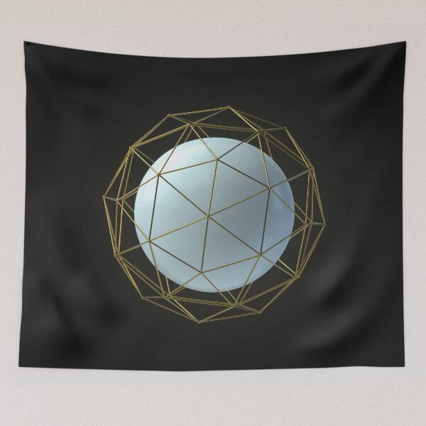 Item preview, Minimal Sphere and Wireframe Abstract II designed and sold by SpikyHarold.