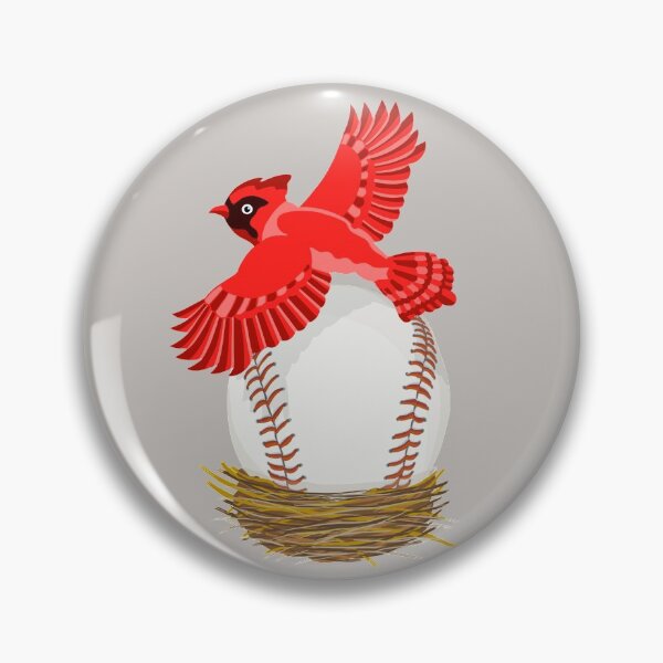 Item preview, Play Ball! Cardinal Baseball Egg in Nest designed and sold by Lisa Rotenberg.