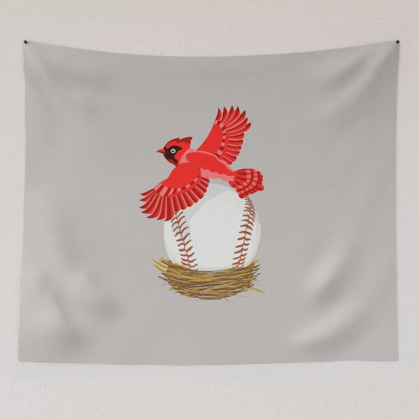 Item preview, Play Ball! Cardinal Baseball Egg in Nest designed and sold by Lisa Rotenberg.