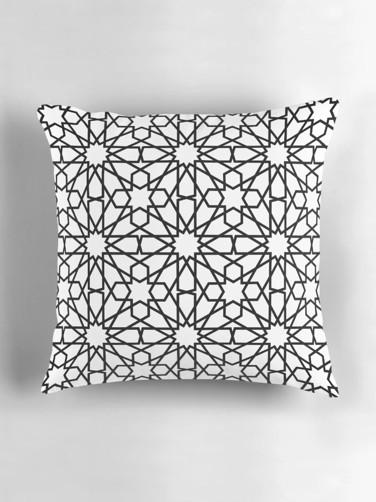 Thumbnail 3 of 4, Pillow, Geometric Islamic Pattern designed and sold by NeteDesign.