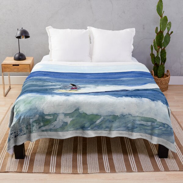Item preview, Female Surfer on Yupo Paper designed and sold by Sandra Connelly.