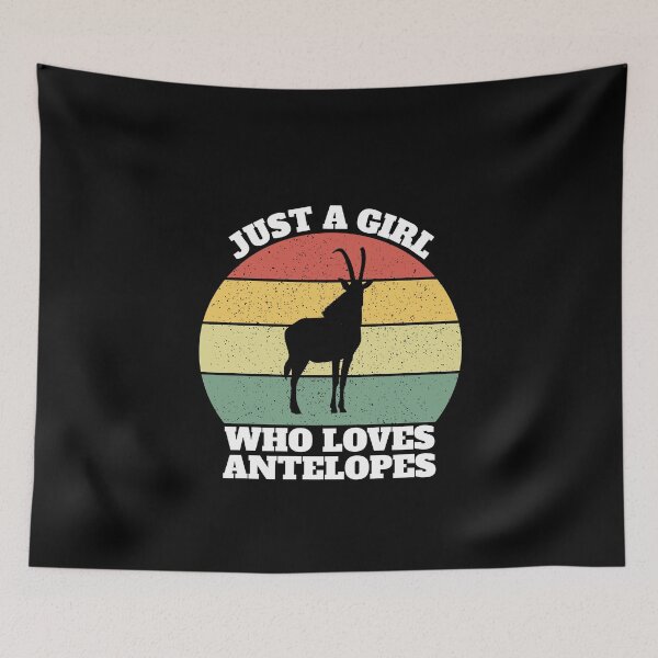 Item preview, Just A Girl Who Loves Antelopes designed and sold by Salvadax.