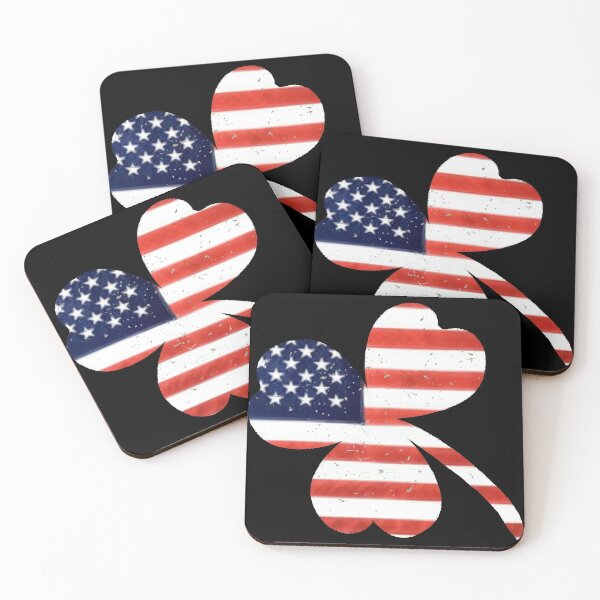 Item preview, American flag shamrock designed and sold by fowons.