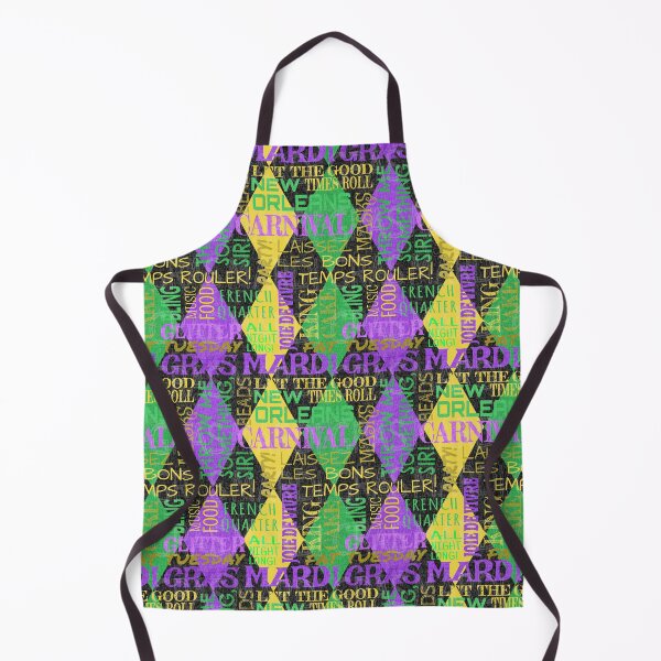 Item preview, Mardi Gras Harlequin Argyle with Subway Style Phrases designed and sold by ArgyleImp.