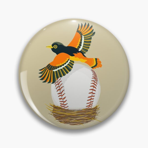 Item preview, Play Ball! Oriole Baseball Egg in Nest designed and sold by Lisa Rotenberg.