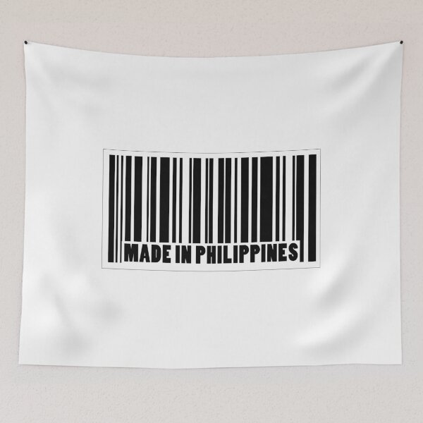 Aperçu de l'œuvre Fabriqué aux Philippines avec un code à barres génial design pinoy créée et vendue par mjdragonfly.
