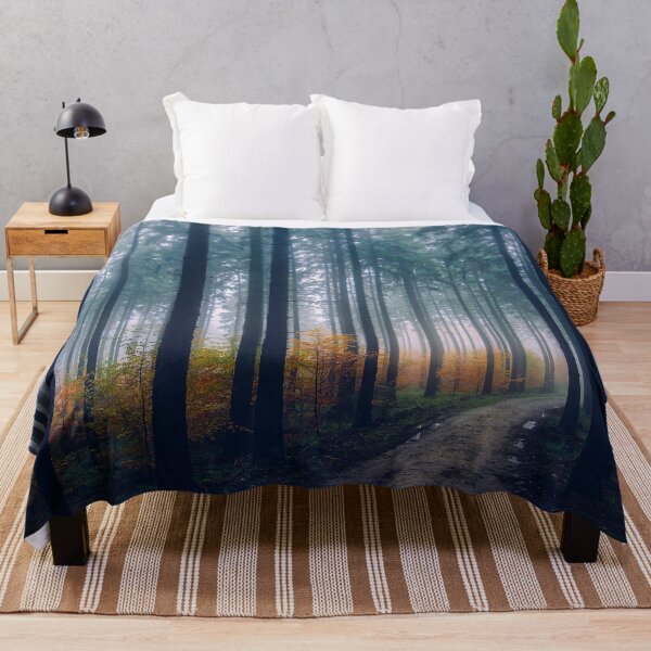 Item preview, Beautiful Mystic Forest Landscape with Empty Road designed and sold by digoarpi.