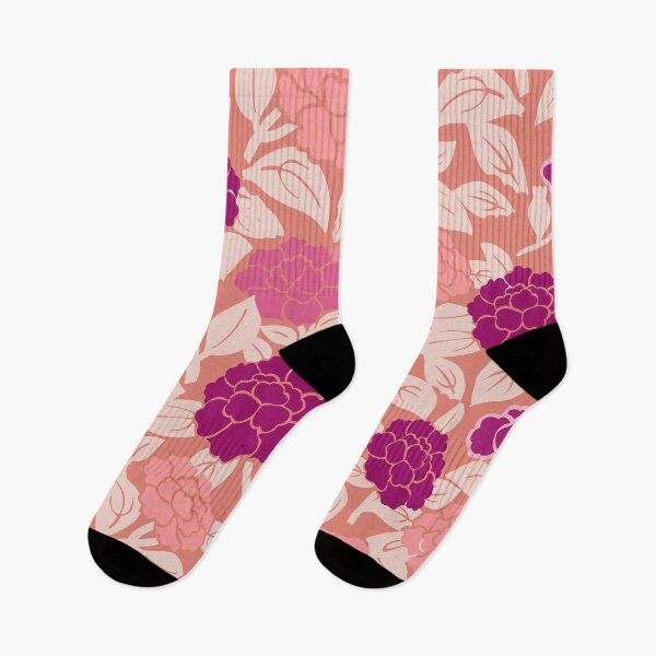 Item preview, Pink and purple peonies designed and sold by Soramame.