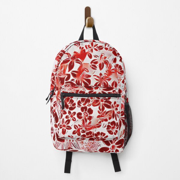 Item preview, Red Flower Pattern designed and sold by ClassicalAnime.