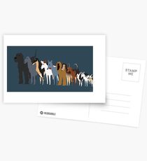 Sighthound Line Up Postcards