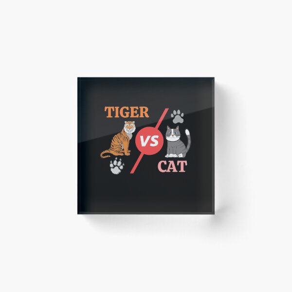 Item preview, Cat VS Tiger matching Fight designed and sold by DivineLiveShop.