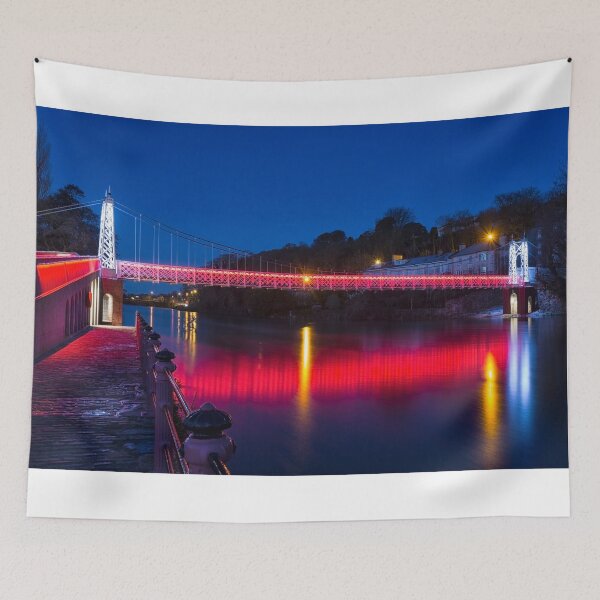 Item preview, Magical Suspension Bridge At Night designed and sold by irishjohn.