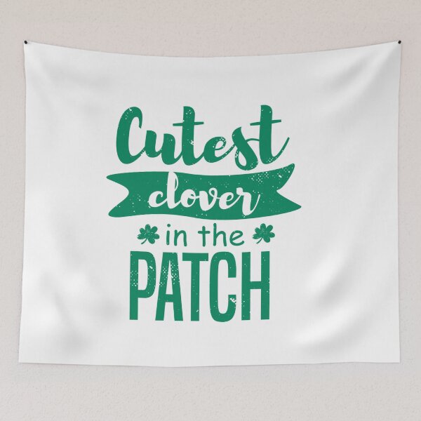 Aperçu de l'œuvre Le trèfle le plus mignon du patch créée et vendue par TheFlipRepublic.