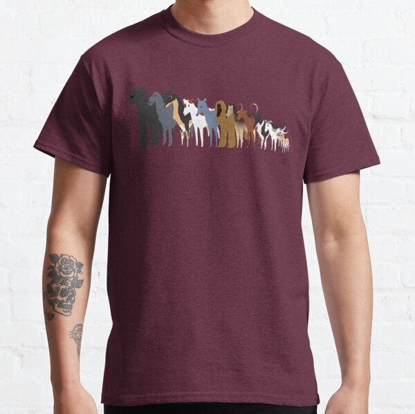 Sighthound Line Up Classic T-Shirt