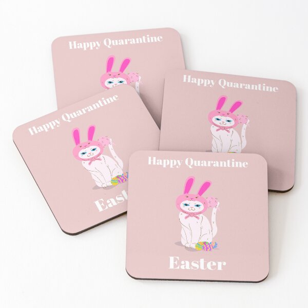 Item preview, Copy of Happy Quarantine Easter Catbunny design  designed and sold by boopsblunt.