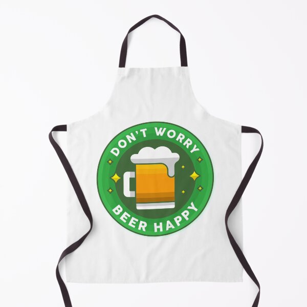 Item preview, Don’t worry, beer happy designed and sold by TheFlipRepublic.
