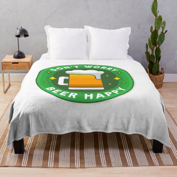Item preview, Don’t worry, beer happy designed and sold by TheFlipRepublic.
