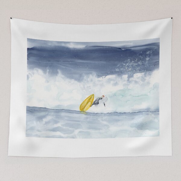Item preview, Abstract Surf-Art on Yupo Paper designed and sold by Sandra Connelly.