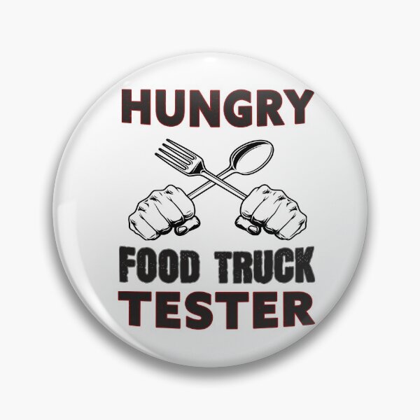Item preview, Hungry food truck tester - street food truck - black designed and sold by dJ-Design.