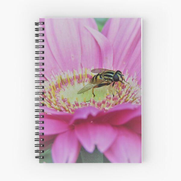 Item preview, Pink Gerbera and Hoverfly  designed and sold by Joanne Wall.