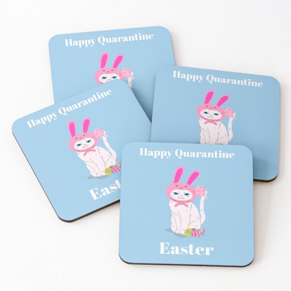 Item preview, Copy of Copy of Happy Quarantine Easter Catbunny design  designed and sold by boopsblunt.