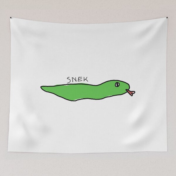 Item preview, “SNEK” Horribly Drawn Snake  designed and sold by laurenmoee.
