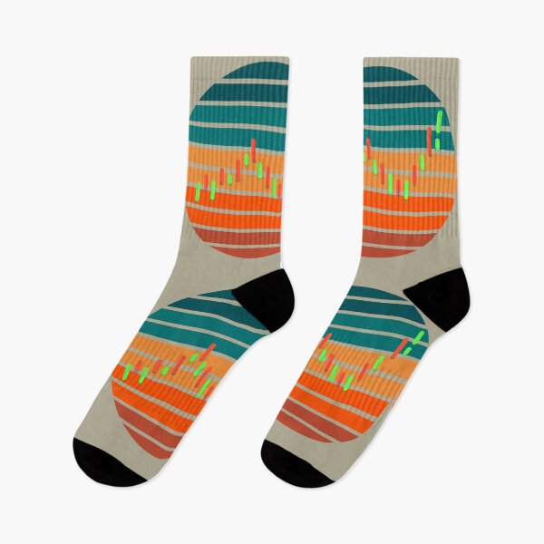 Item preview, Stock market trader candle stick retro sunset background  designed and sold by CultOfHustlers.