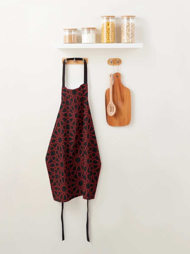 Thumbnail 4 of 6, Apron, Geometric Islamic Pattern designed and sold by NeteDesign.