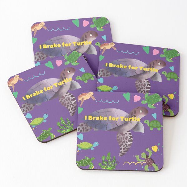 Item preview,  I brake for Turtles  designed and sold by nelhurc.