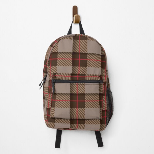 Item preview, Brown Plaid with red stripe designed and sold by Schadow-Studio.