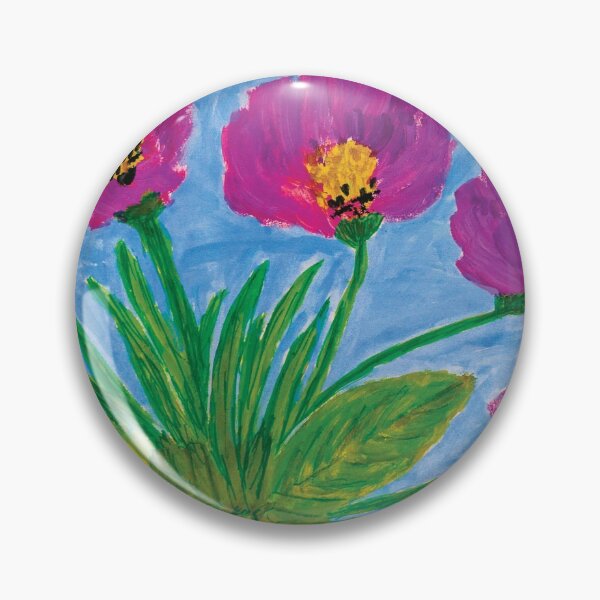 Artikelvorschau, lila Blumen malen Aquarell entworfen und verkauft von pineappledizajn.