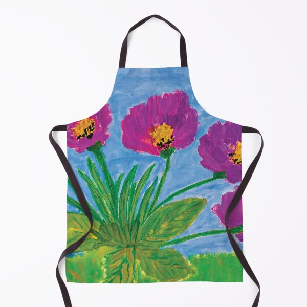Artikelvorschau, lila Blumen malen Aquarell entworfen und verkauft von pineappledizajn.