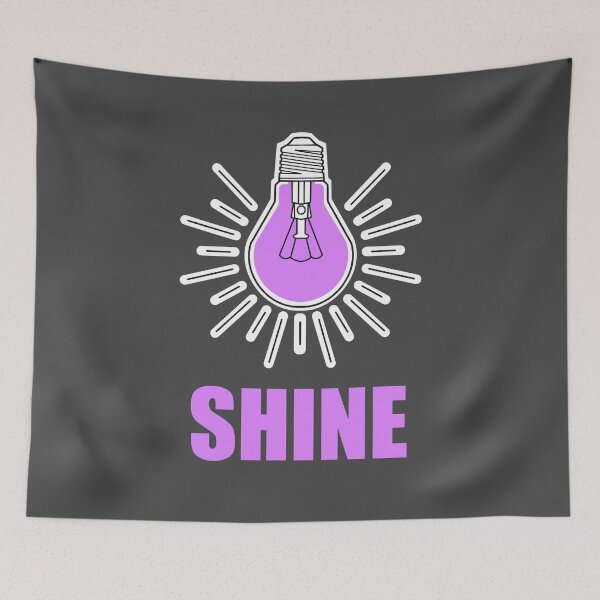 Item preview, purple shine  lightbulb designed and sold by weilertsen.