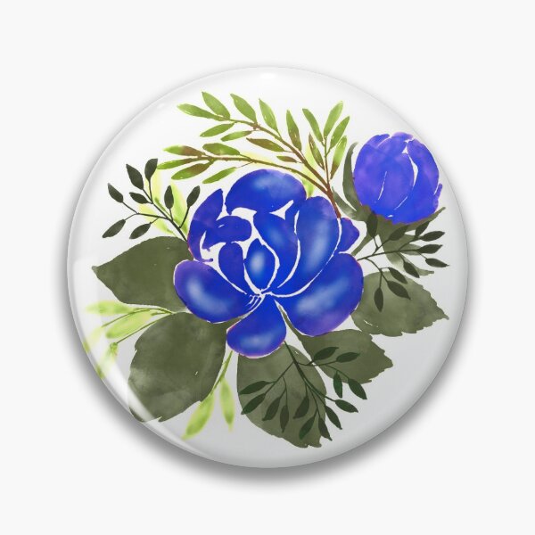 Artikelvorschau, Volkskunst Blaue Rose entworfen und verkauft von OByD.