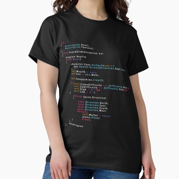 Item preview, Is This The Real Life Coding Programming Color designed and sold by ElkeD.