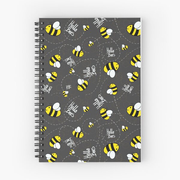 Item preview, Hello Bees - Grey designed and sold by ThornlessRose.