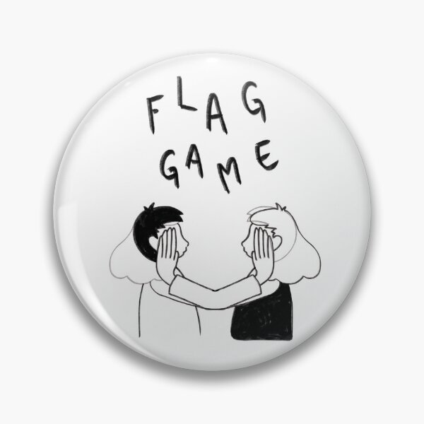 Item preview, Flag game exchange student black and white  designed and sold by mariejpeg.