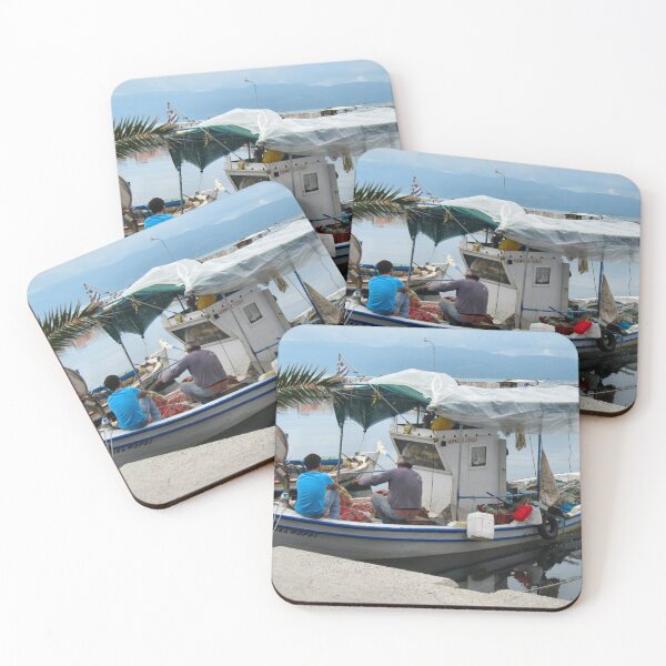 Item preview, FISHERMEN AT WORK.LESBOS. 1 designed and sold by ronsaunders47.