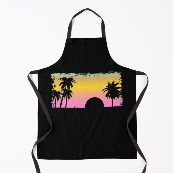 Item preview, Sunset Beach Framed Summer Palms Enjoy Your Life designed and sold by Paulina Vanlife.